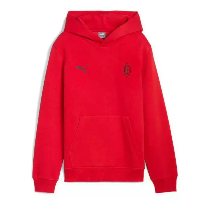 Felpa Calcio Ac Milan Ess Rosso Nero Bambino 176 cm