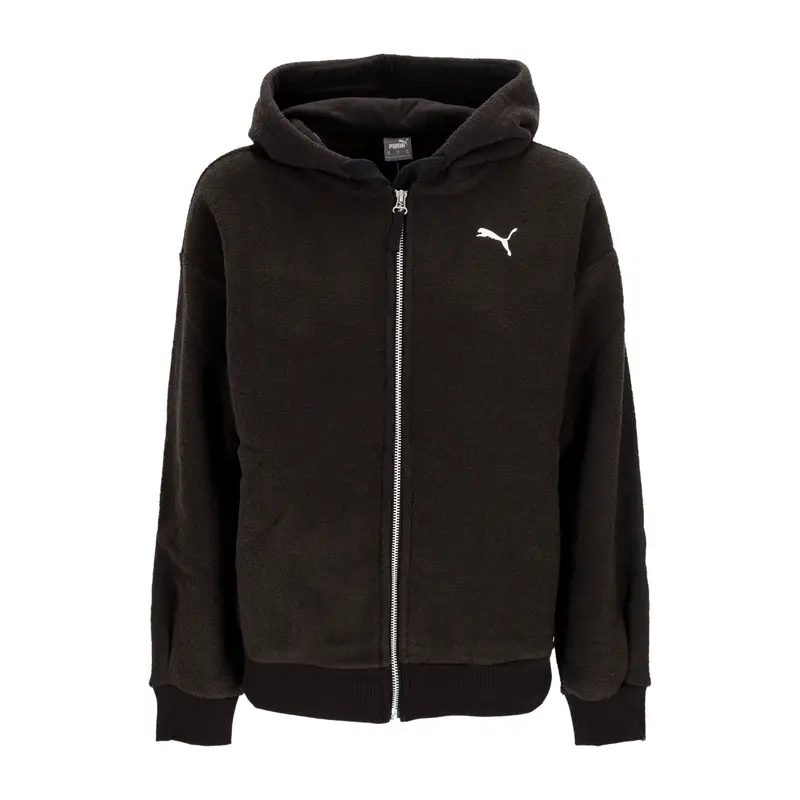 Felpa Cappuccio Zip Donna W Her Winterized Full-zip Hoodie Black