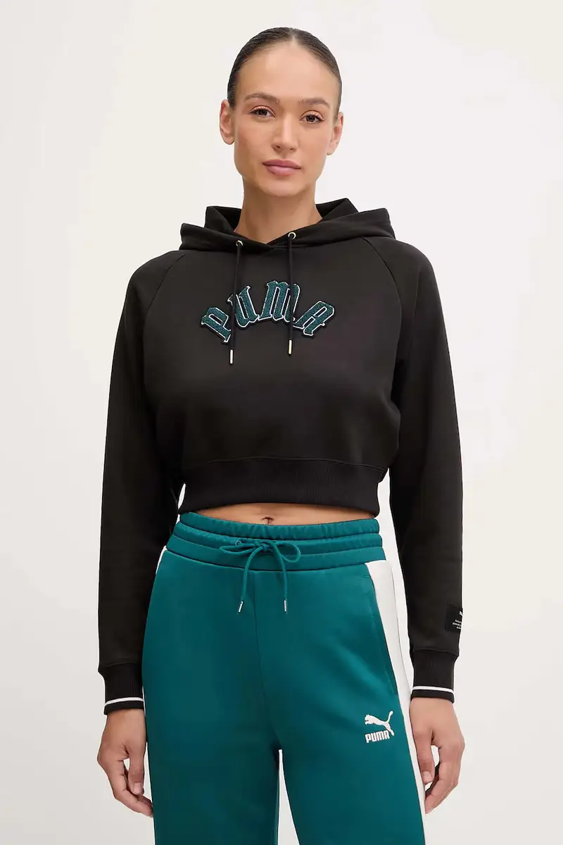 felpa Classics Play Paris Relaxed Hoodie Nero