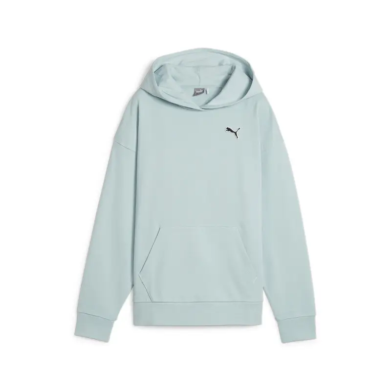 Felpa con cappuccio BETTER ESSENTIALS da donna PUMA Turquoise Surf Blue | Puma Blu