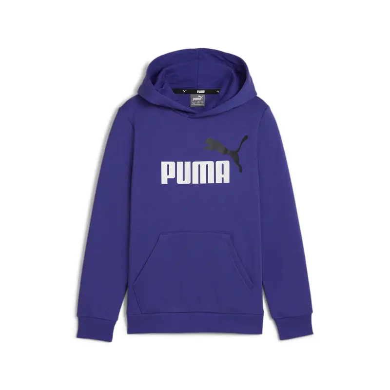 Felpa con cappuccio bicolore Essentials+ con logo grande per ragazzi PUMA | Puma Blu