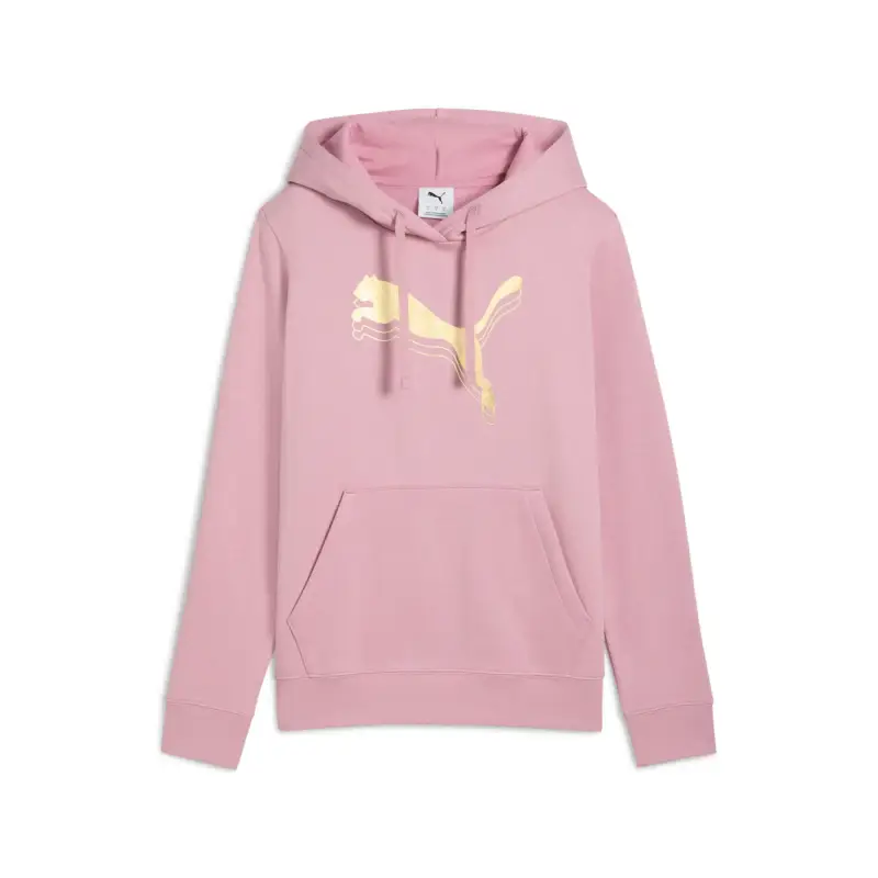 Felpa con cappuccio da donna Puma Ess Metallic Fl