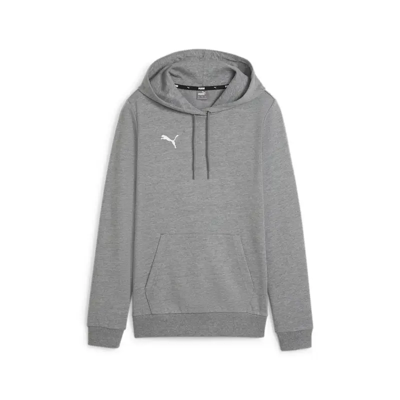 Felpa con cappuccio da donna Puma TeamGoal Gris