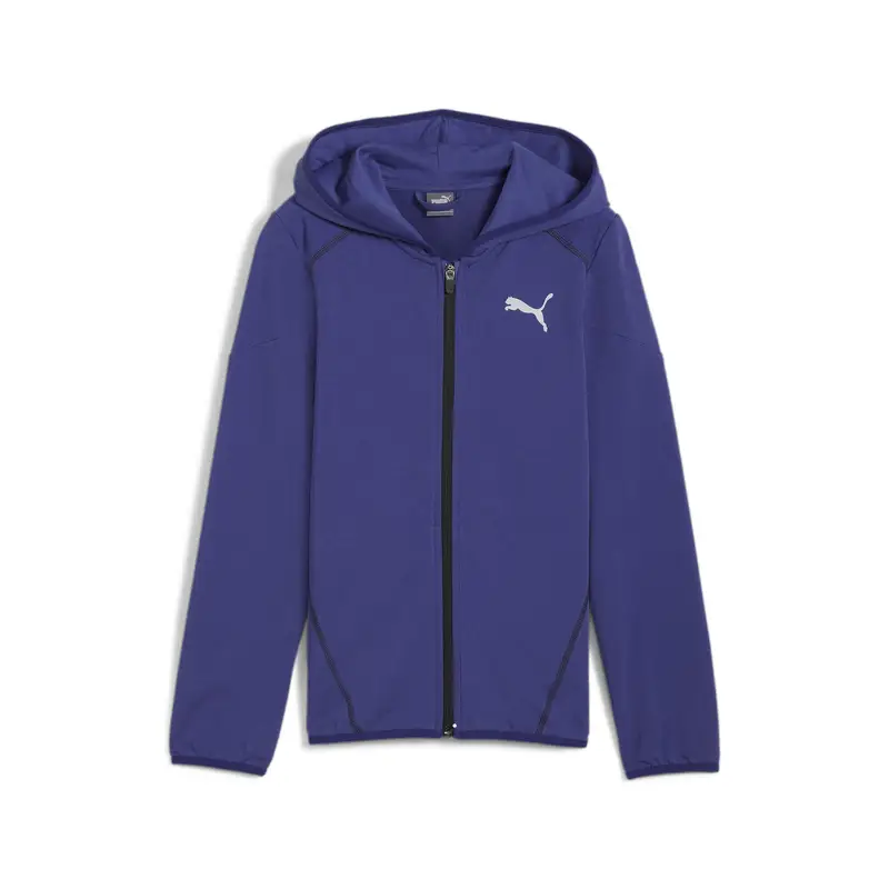 Felpa con cappuccio e zip integrale ACTIVE SPORTS per ragazzi PUMA | Puma Blu