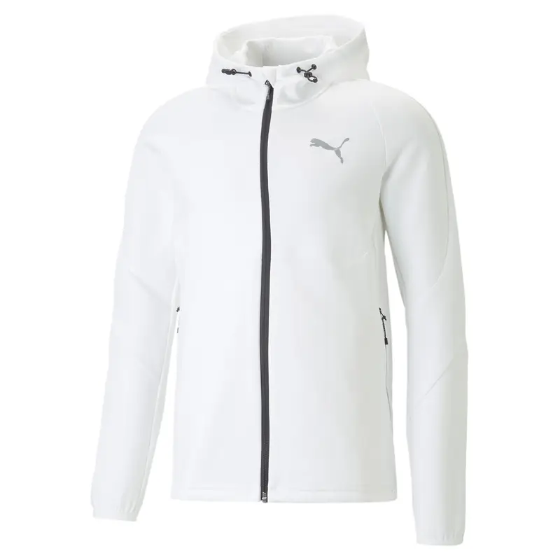 Felpa con cappuccio e zip Puma Evostripe Dk | Puma Bianco