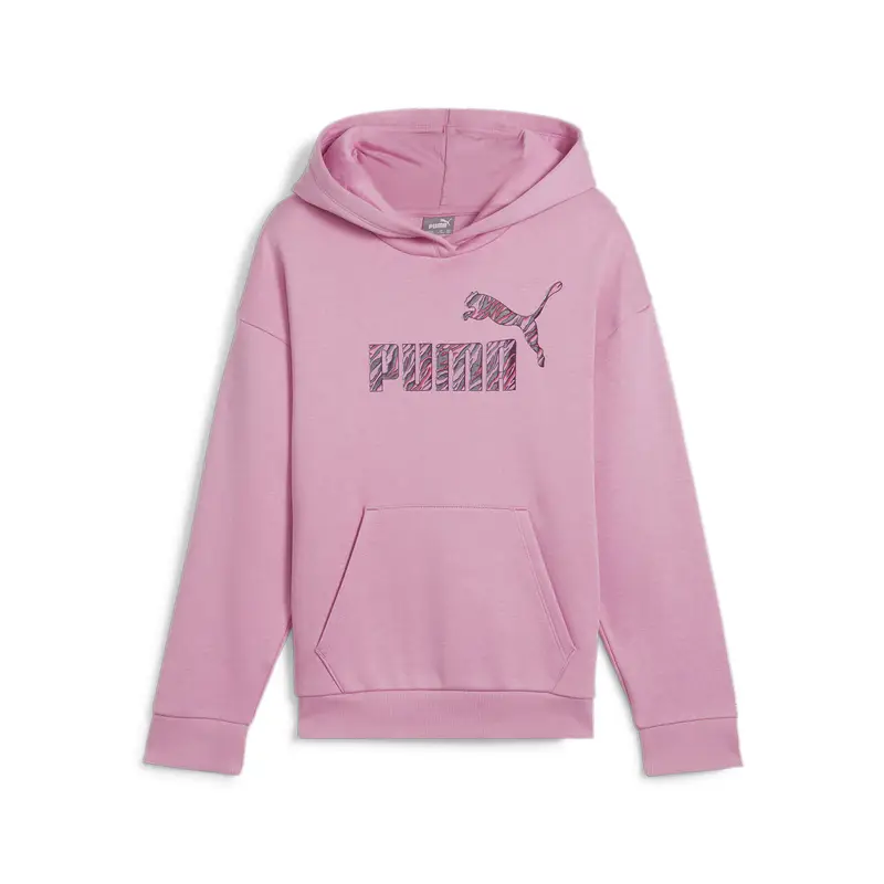 Felpa con cappuccio ESS+ ANIMAL per ragazzi PUMA Mauved Out Pink | Puma Rosa