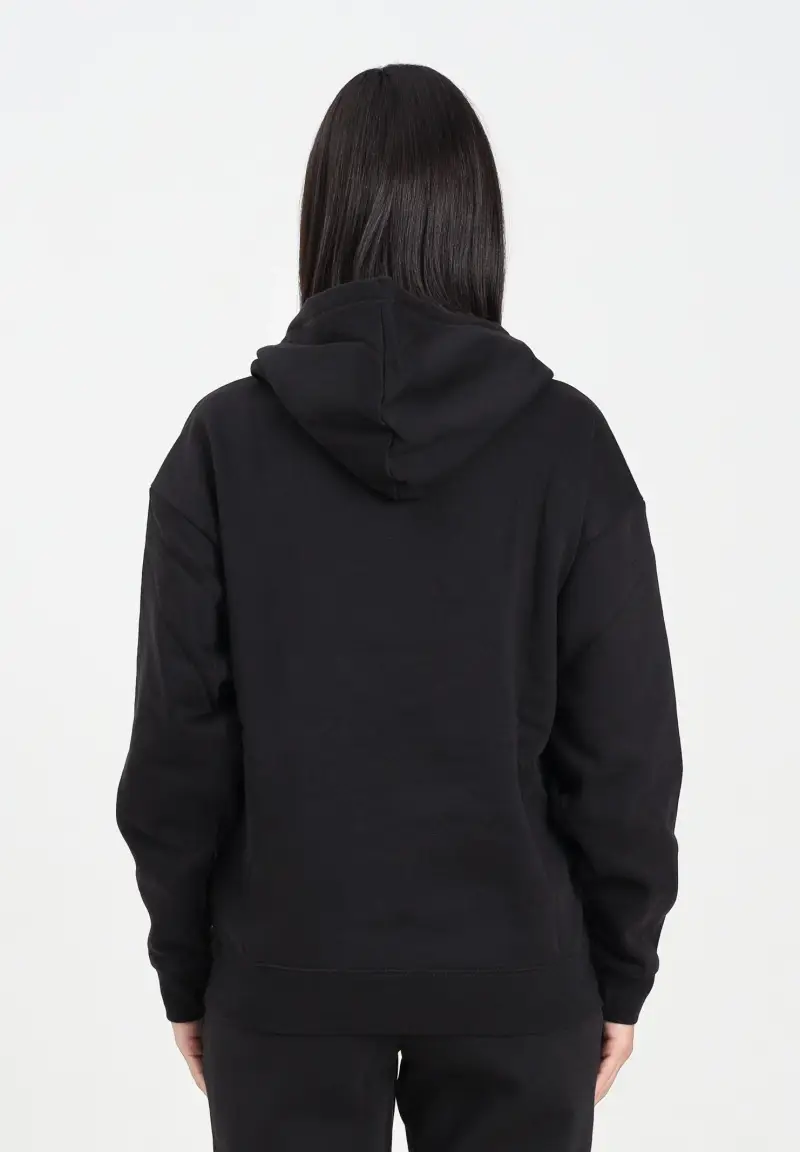 Felpa con cappuccio ESS ELEVATED Comfort nera da donna miniatura 3