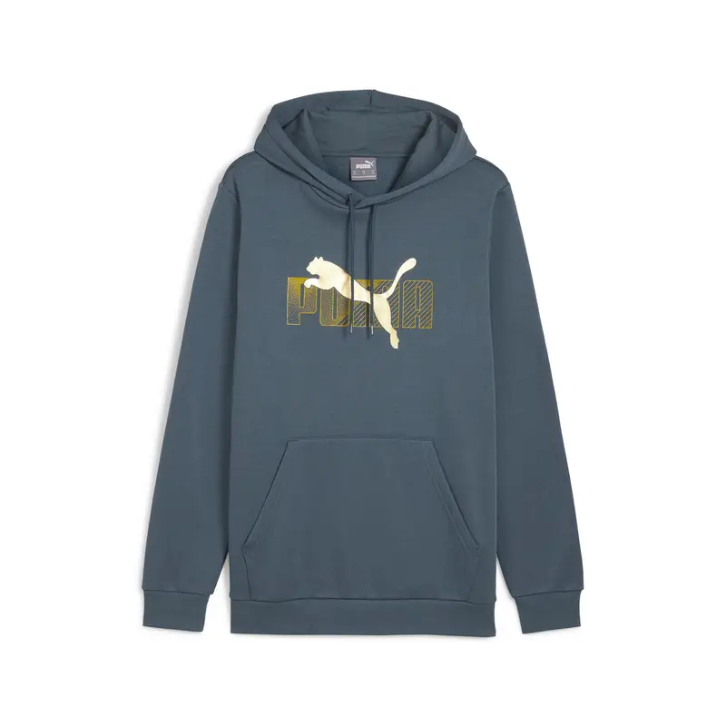 Felpa con cappuccio ESS+ LOGO LAB da uomo PUMA Gray Skies | Puma Grigio