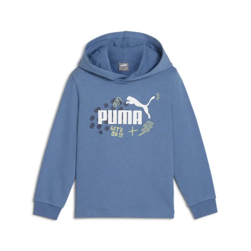 Felpa con cappuccio ESS+ PUMA per bambini PUMA Blue Horizon | Puma Blu