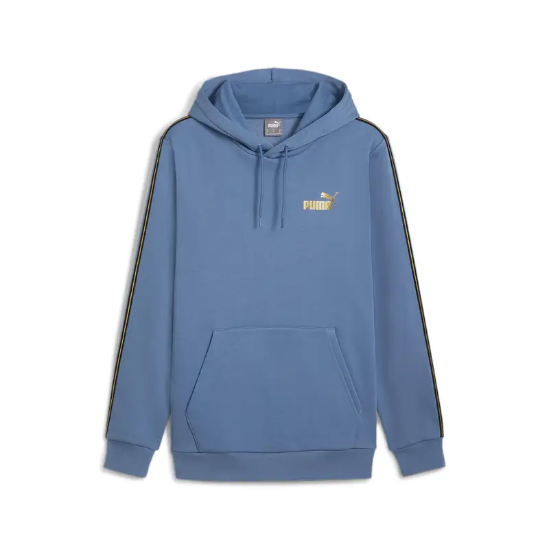 Felpa con cappuccio ESS TAPE MINIMAL GOLD da uomo PUMA Blue Horizon | Puma Blu