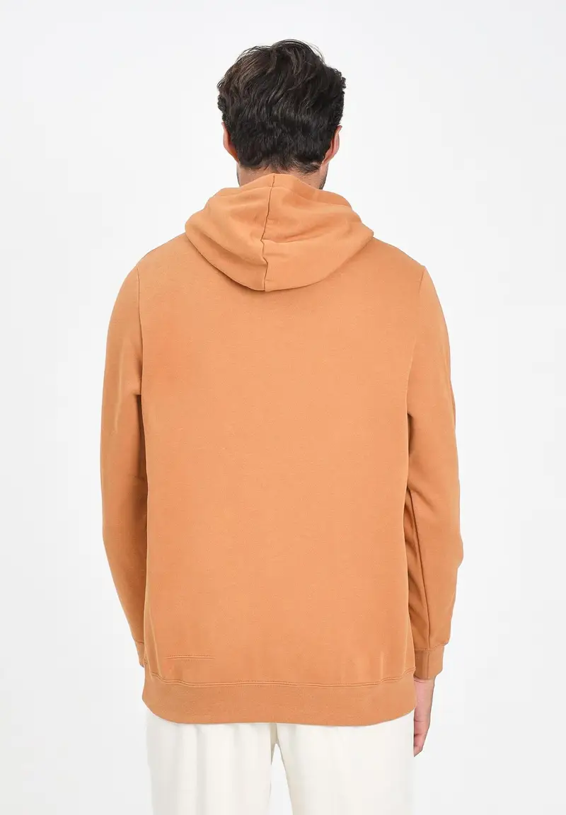 PUMA Felpa con cappuccio Essentials arancio da uomo miniatura 2