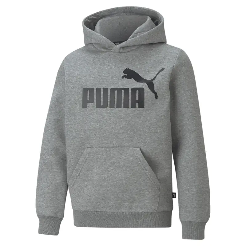 Felpa con cappuccio Essentials con logo grande per ragazzi PUMA | Puma Grigio