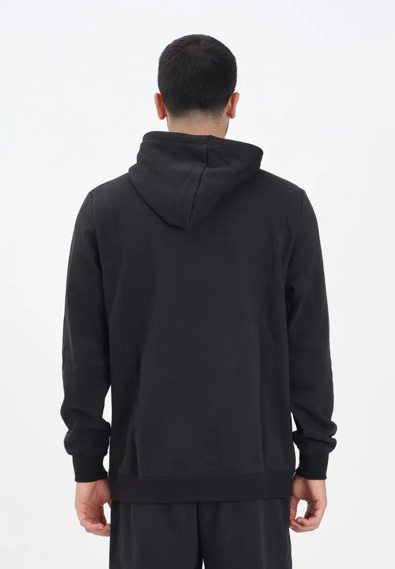 Felpa con cappuccio Essentials Logo Lab nera da uomo miniatura 3