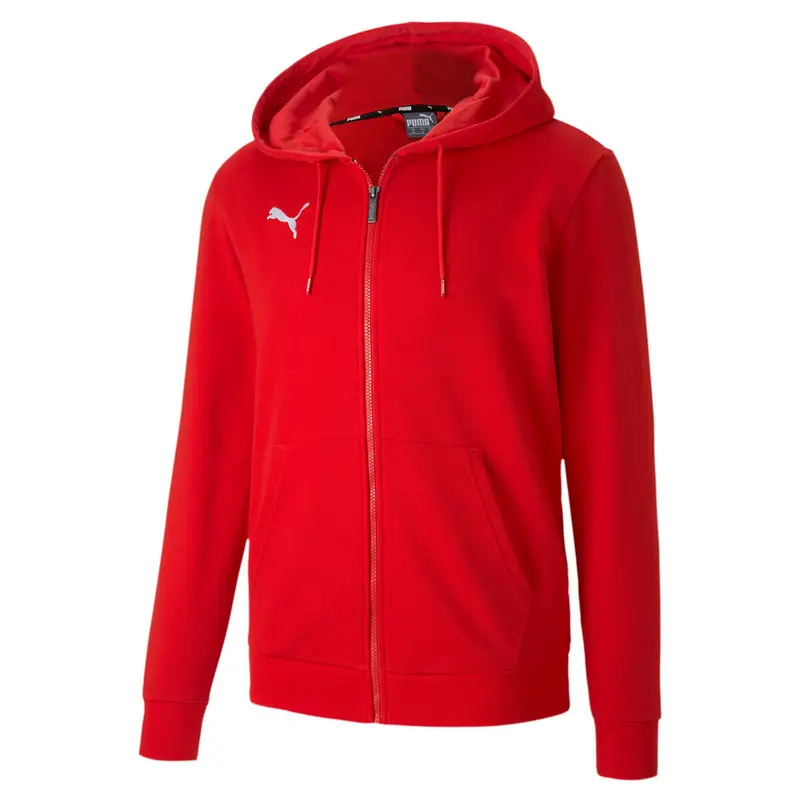 Felpa con cappuccio full zip uomo ( fleece) puma rosso | Puma