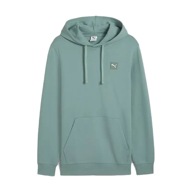 Felpa Con Cappuccio Logo Piccolo Salvia Uomo L