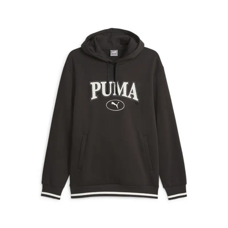 Felpa con cappuccio PUMA SQUAD da uomo PUMA Black | Puma Nero