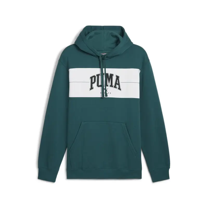 Felpa con cappuccio PUMA SQUAD da uomo PUMA Cold Green | Puma Verde