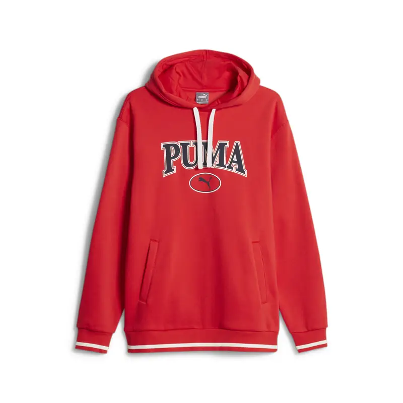 Felpa con cappuccio PUMA SQUAD da uomo PUMA For All Time Red | Puma Rosso