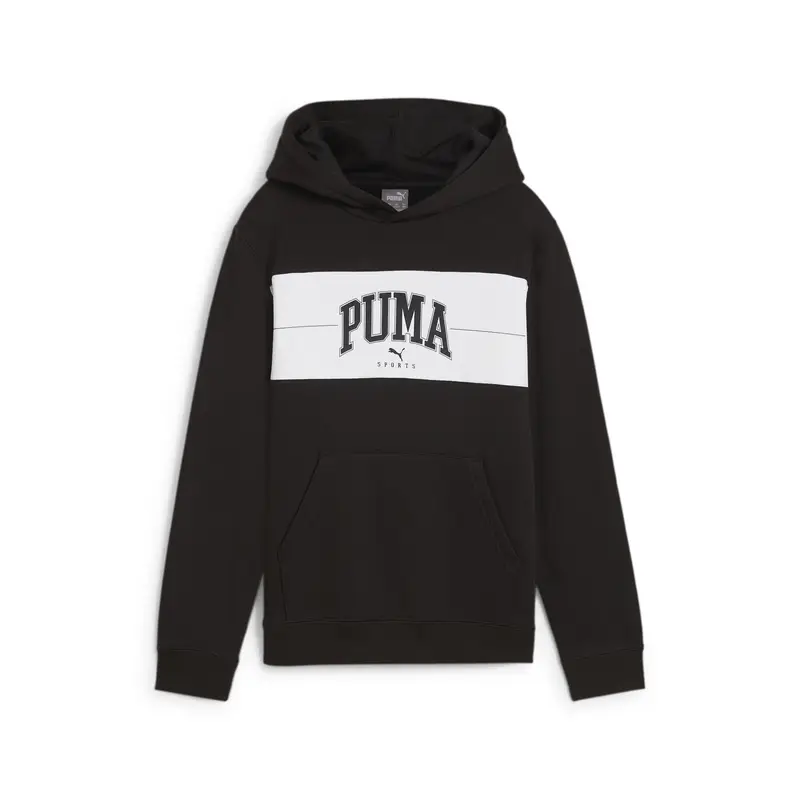 Felpa con cappuccio PUMA SQUAD per ragazzi PUMA Black | Puma Nero