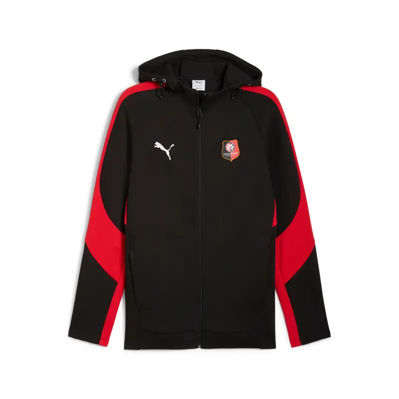 Felpa con cappuccio Stade Rennais Evostripe Noir