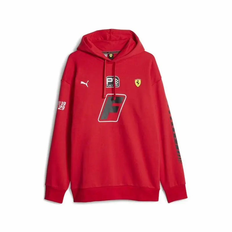 Felpa con Cappuccio Uomo Puma Ferrari Race Garage Rosso | Puma