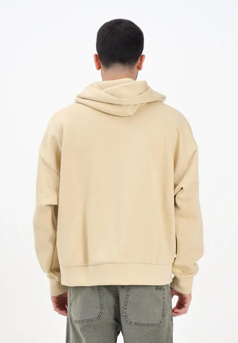 Felpa con cappuccio WARDROBE ESS beige da uomo miniatura 3