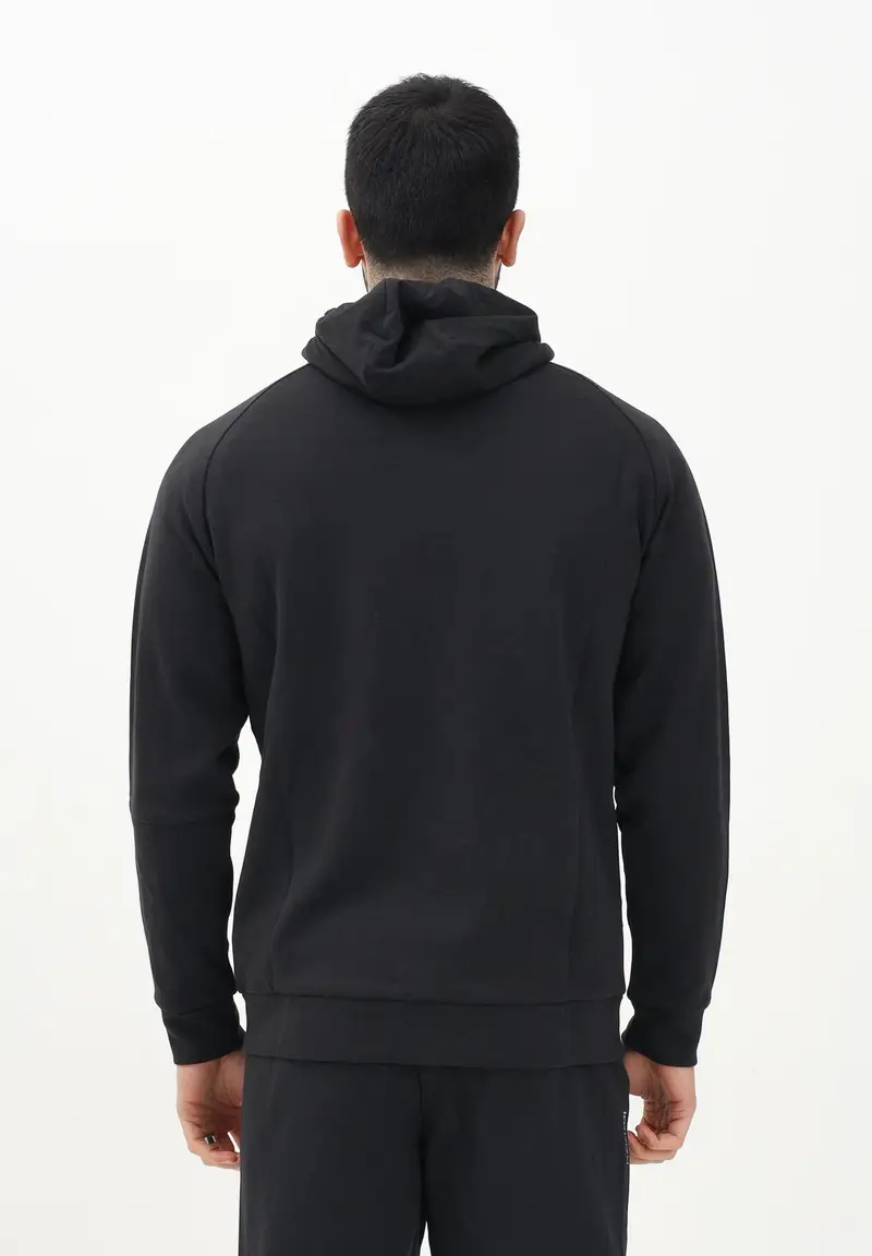 PUMA Felpa con zip PUMATECH nera da uomo miniatura 2