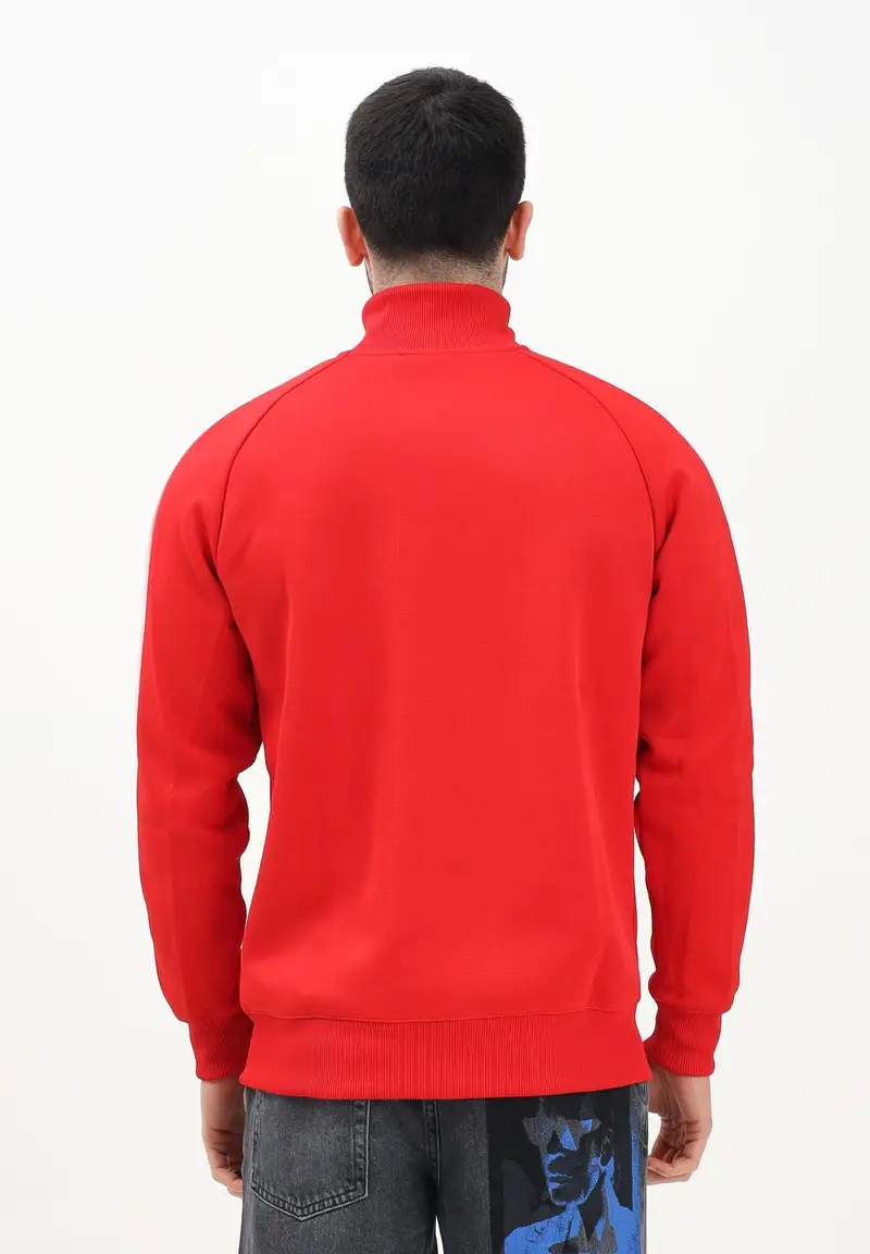 PUMA Felpa con zip T7 ALWAYS ON rossa da uomo miniatura 2