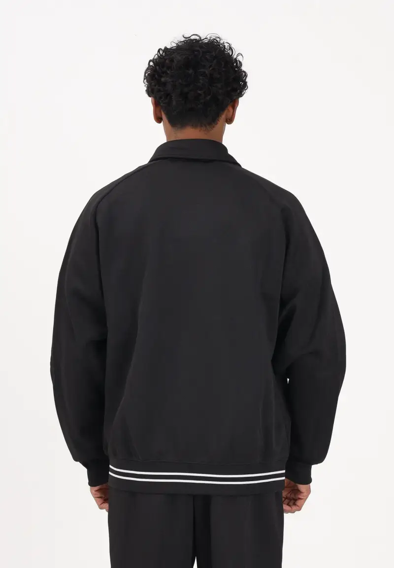 Felpa con zip T7 Big Cat nera da uomo miniatura 3