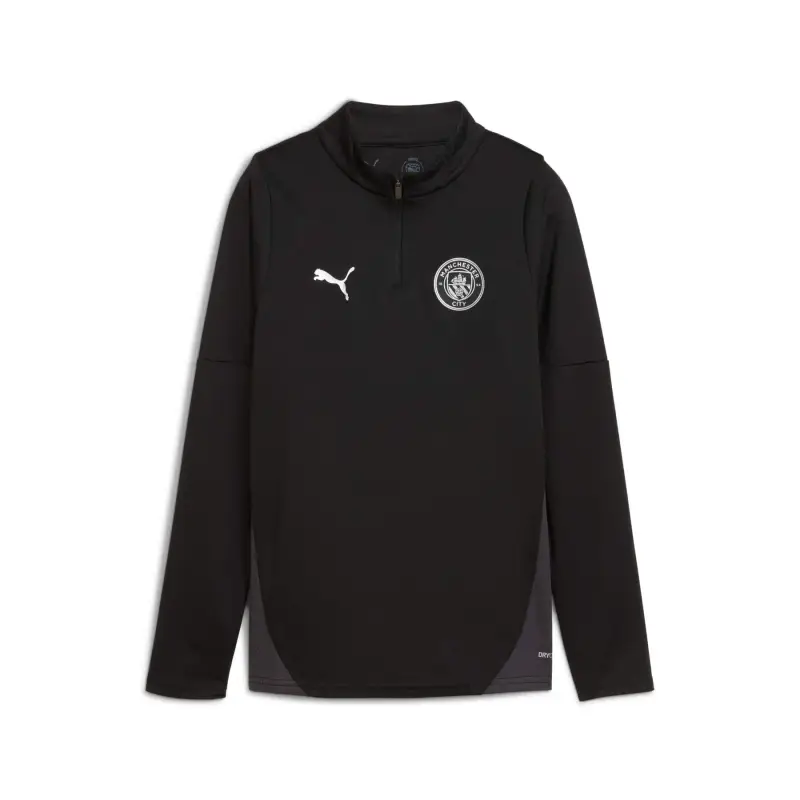 Felpa d allenamento 1/4 zip bambino Manchester City 2025/26