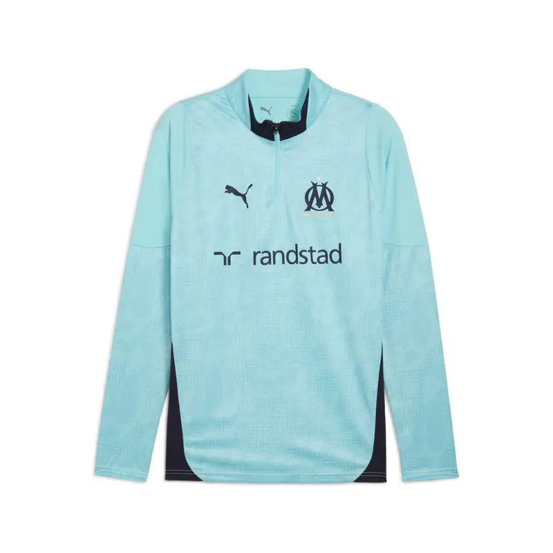 Felpa da allenamento 1/4 zip OM 2025/26 Bleu