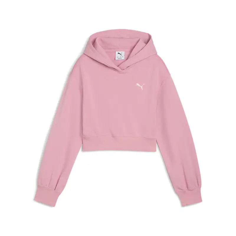 Felpa da bambina con cappuccio Puma Wardrobe Essentials Rose
