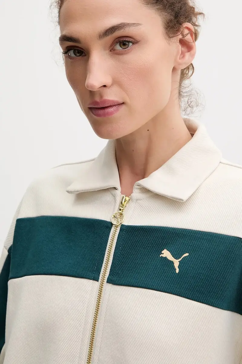 felpa donna colore beige 632137 miniatura 4