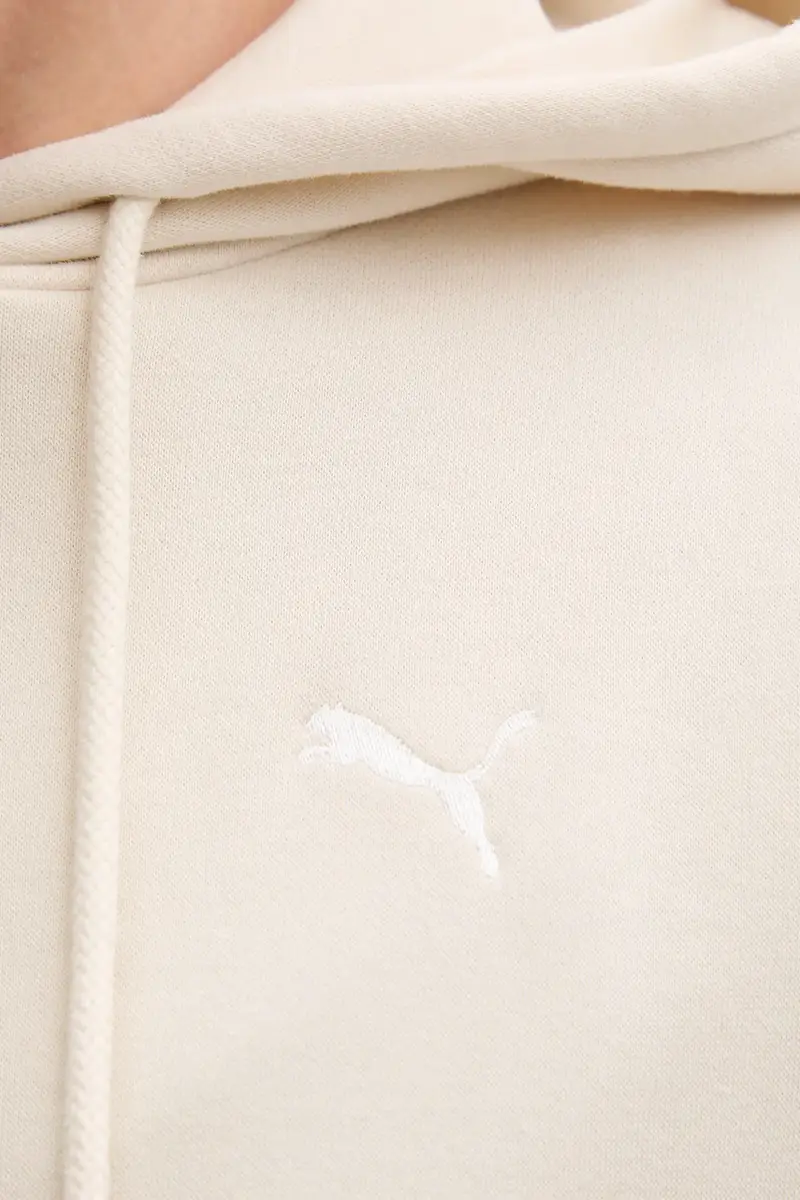 felpa donna colore beige con cappuccio 688151 miniatura 5