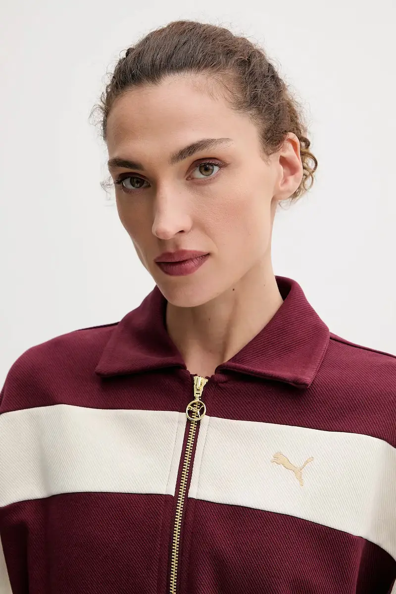 felpa donna colore granata 632137 miniatura 4