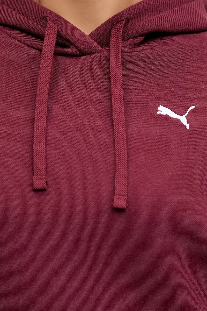 felpa donna colore granata con cappuccio 682385 miniatura 5