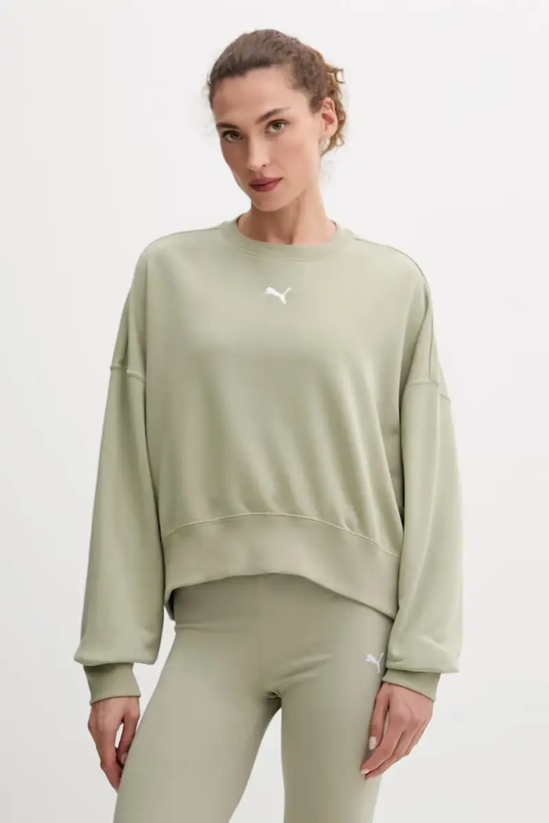 felpa donna colore marrone 629748 Verde