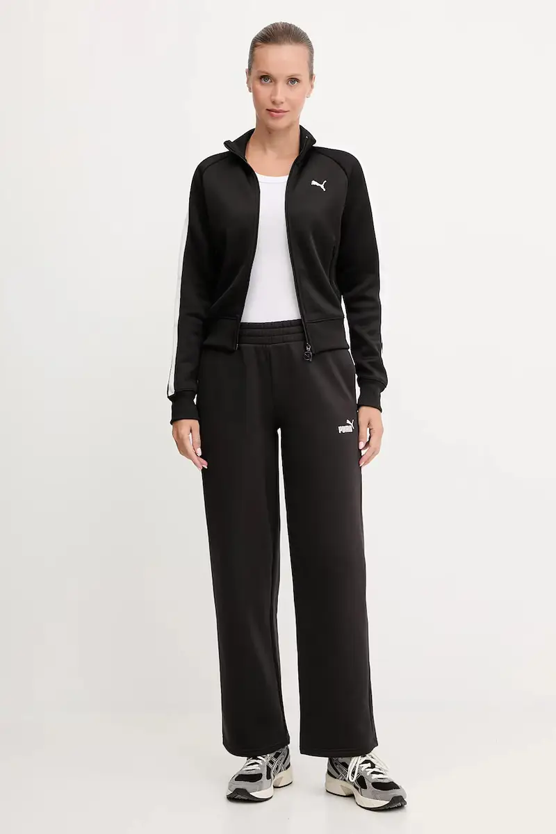 felpa donna colore marrone 629796 Nero miniatura 2