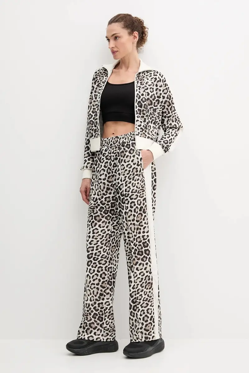 felpa donna colore marrone 632342 Beige miniatura 2