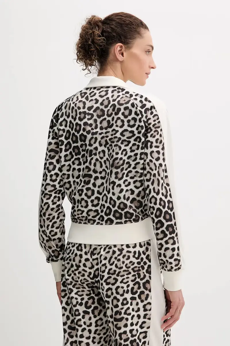 felpa donna colore marrone 632342 Beige miniatura 3