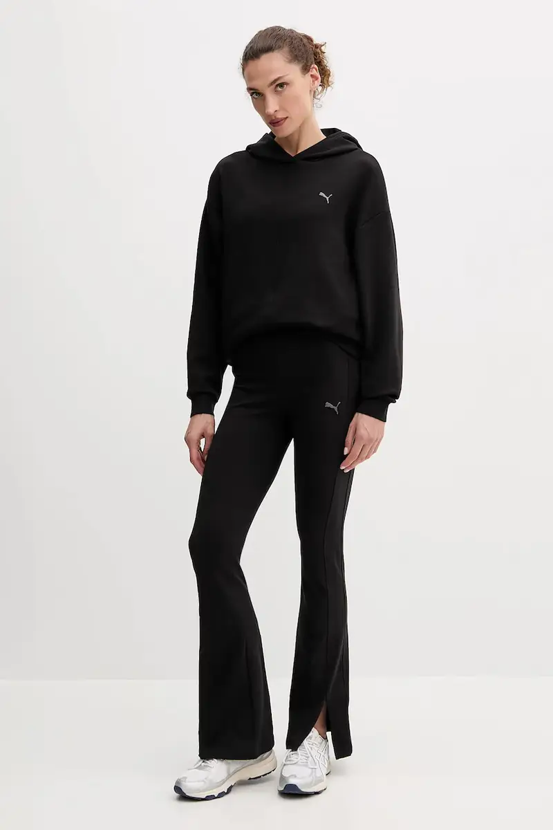 felpa donna colore nero con cappuccio 527460 miniatura 2