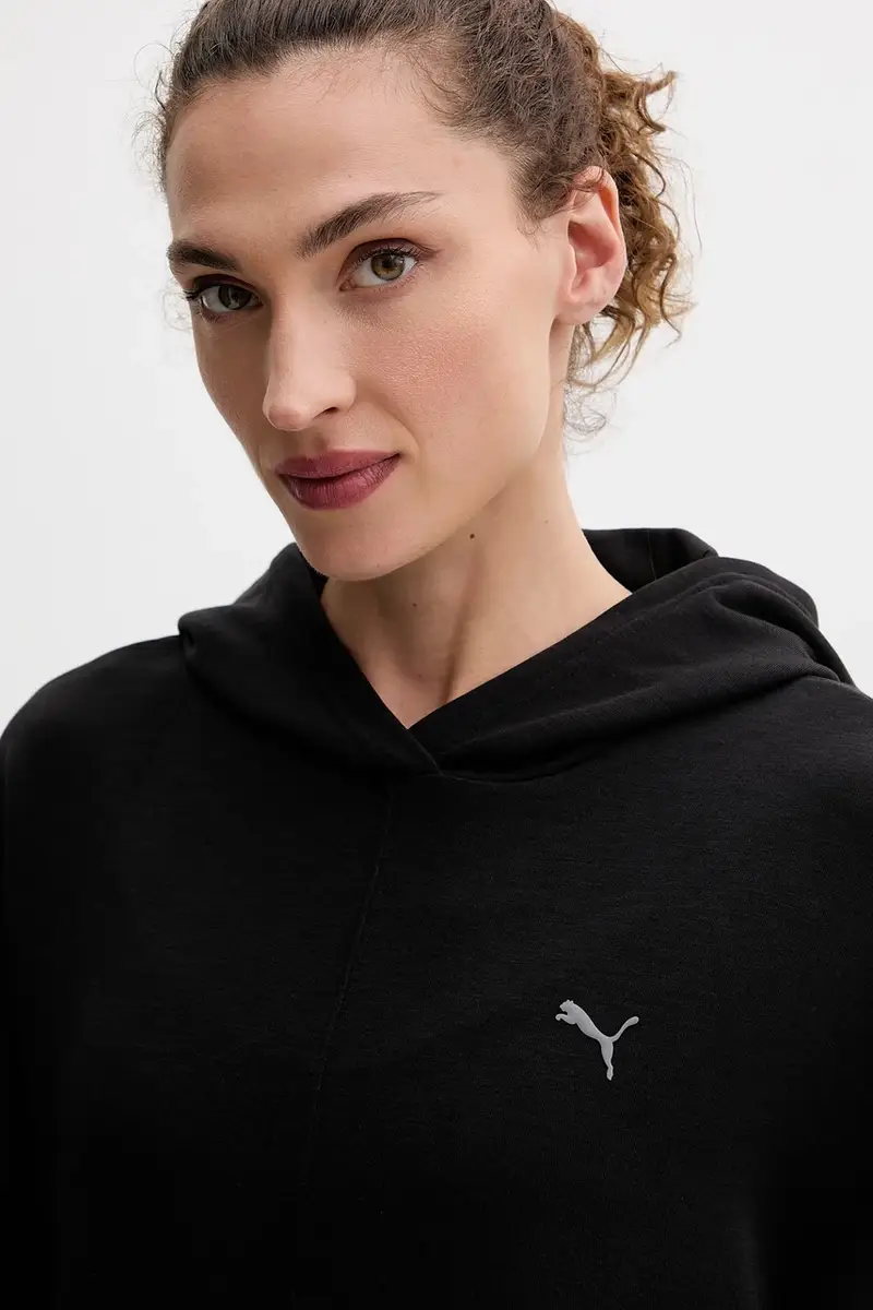 felpa donna colore nero con cappuccio 527460 miniatura 4