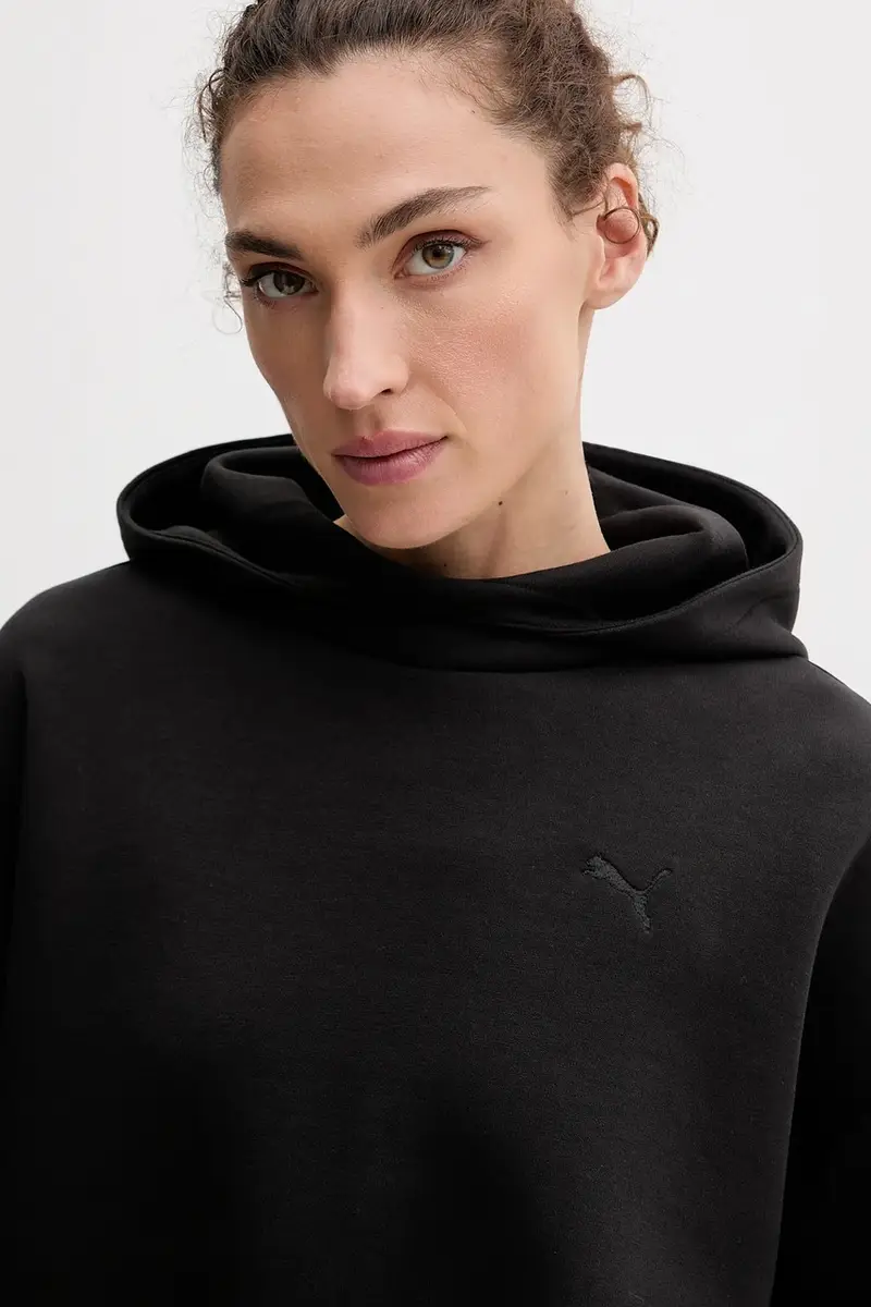 felpa donna colore nero con cappuccio 632051 miniatura 4