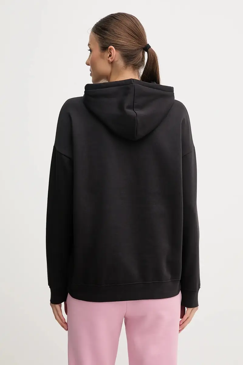 felpa donna colore nero con cappuccio 685398 miniatura 3