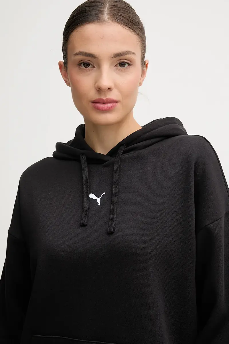 felpa donna colore nero con cappuccio 685398 miniatura 4