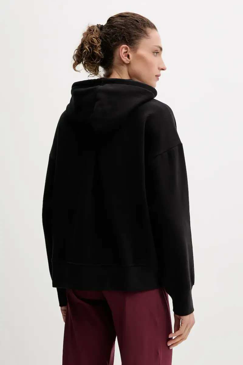 felpa donna colore nero con cappuccio 688151 miniatura 3