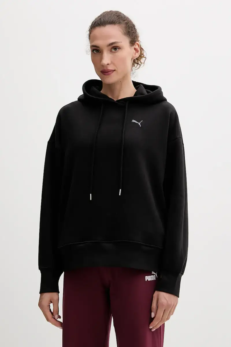 felpa donna colore nero con cappuccio 688151