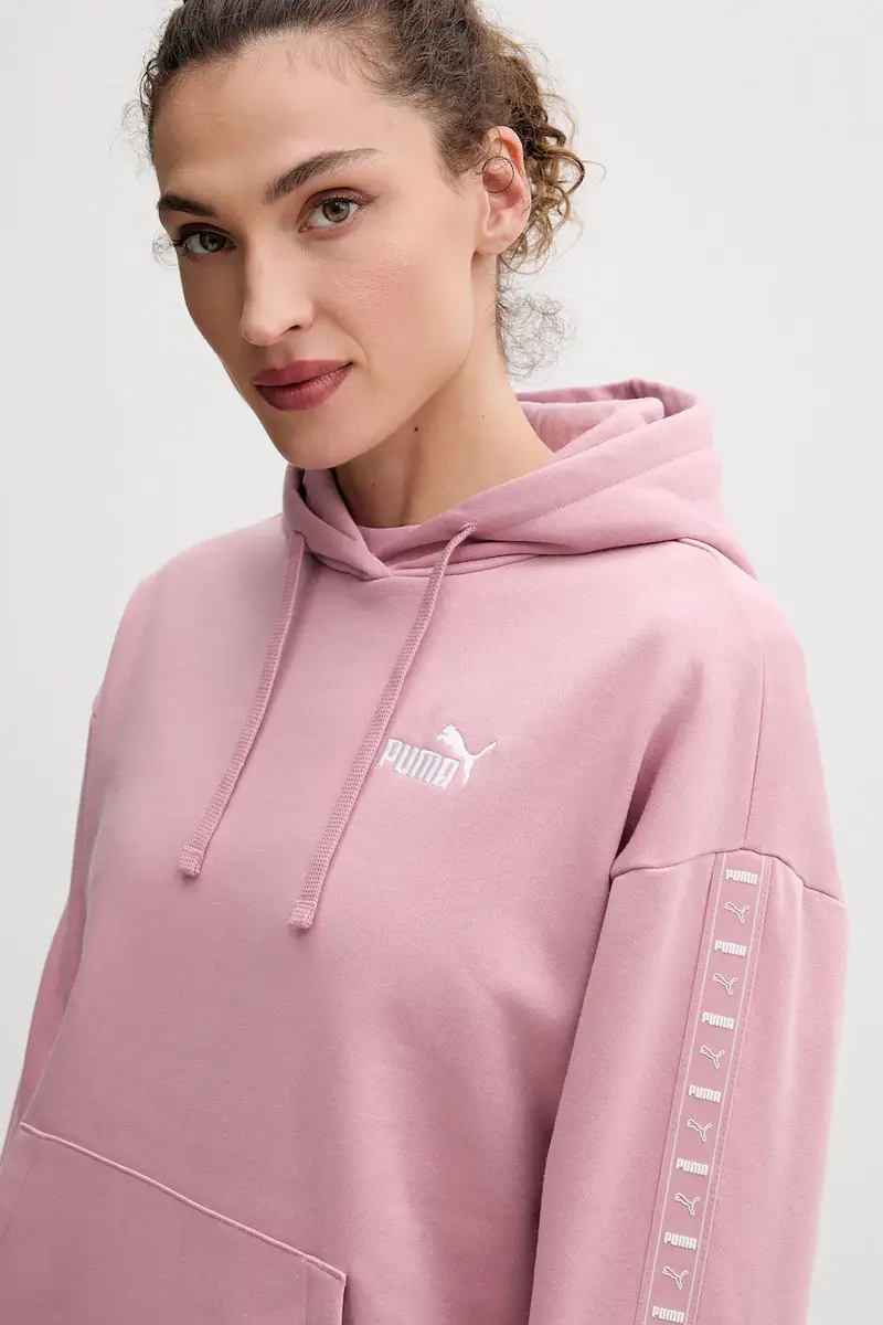 felpa donna colore rosa con cappuccio 688096 miniatura 4