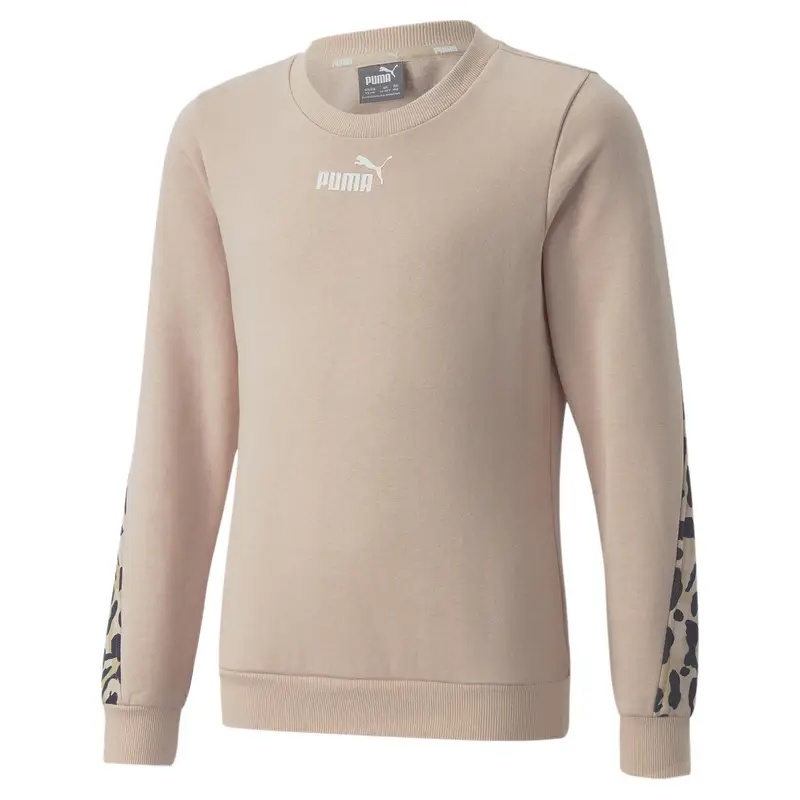 Felpa girocollo Alpha da ragazzo PUMA | Puma Rosa quarzo