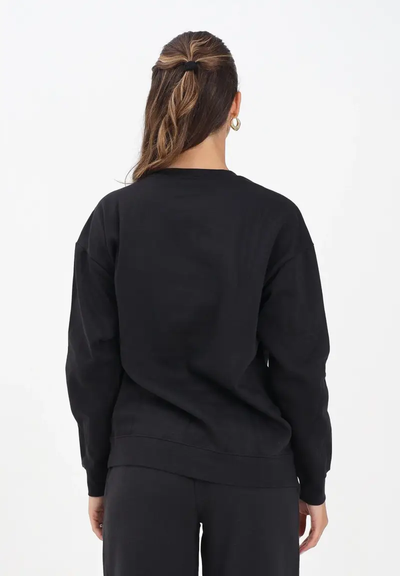 Felpa girocollo ESS N. 1 nera da donna miniatura 3